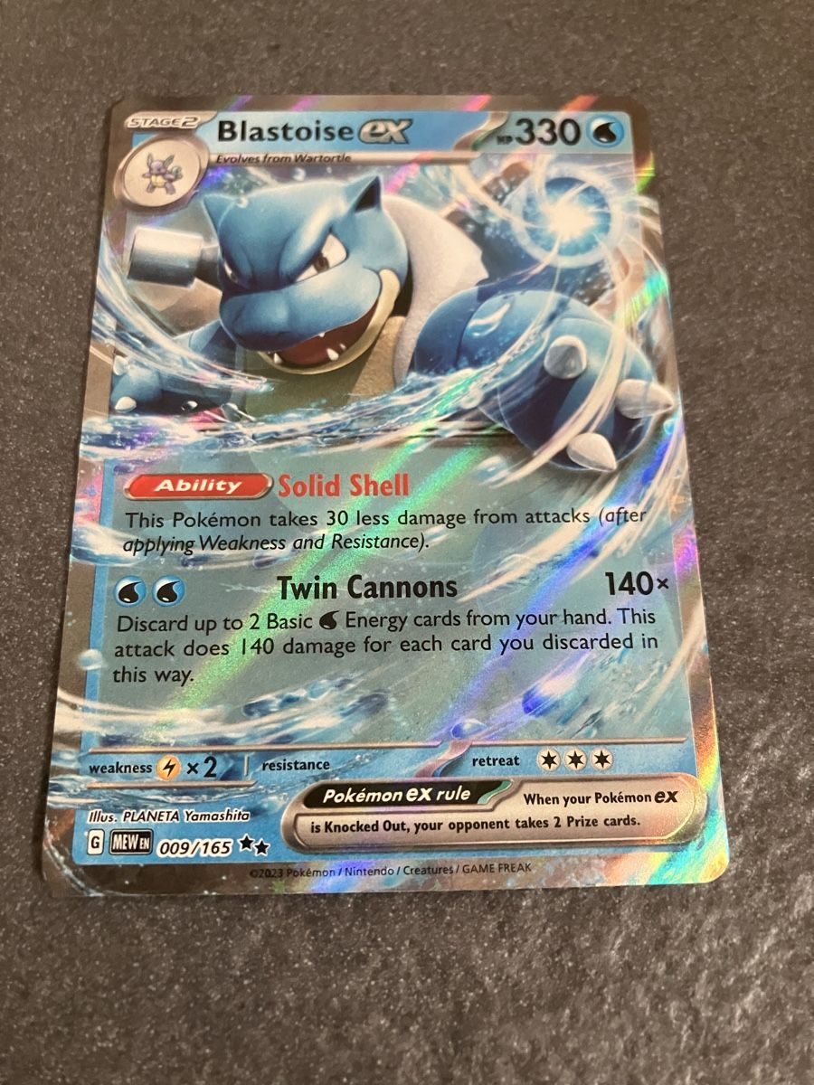 Pokémon Carte collezionabili: Pokemon Blastoise ex, Ultra Rare, Mint, Set 151 – Nuovo (secondo la descrizione) da Lyss venduto da Sandera20 1
