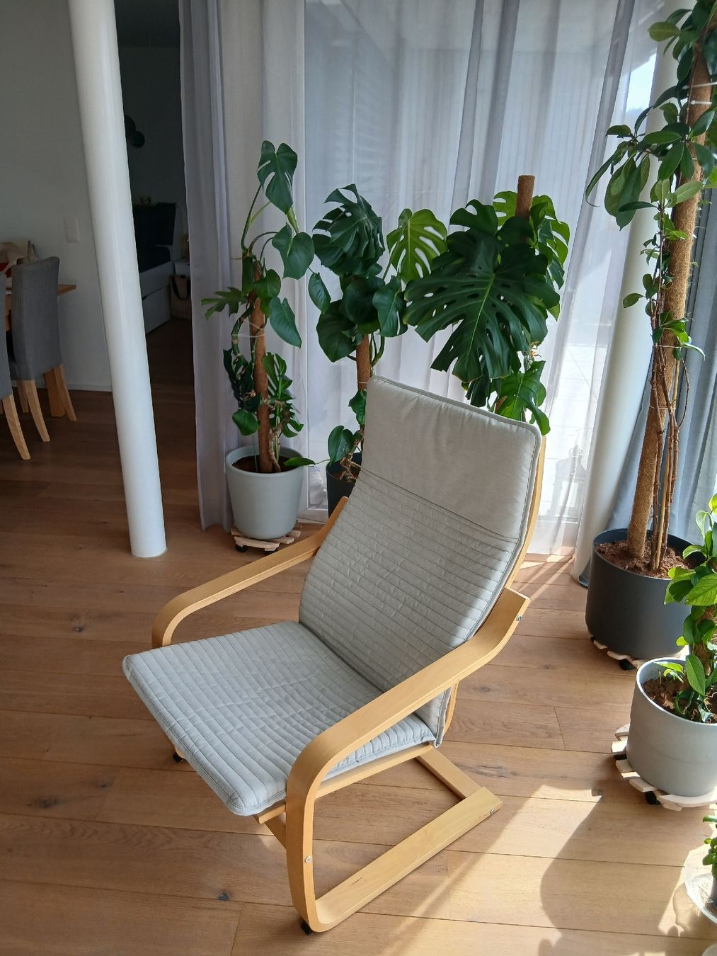Ikea Sessel: Ikea Sessel Poäng, hellgrau, top Zustand – Gebraucht aus Oftringen von nem_6zkk 2