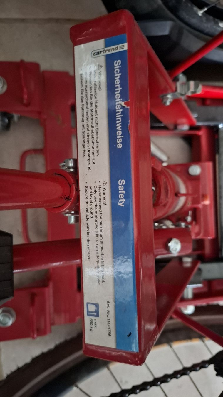 Piattaforme elevatrici: Cartrend Motorrad-Hebebühne – Nuovo (secondo la descrizione) da Seuzach venduto da vaju60