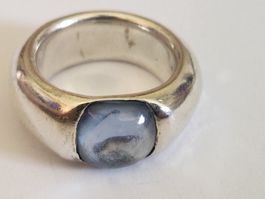 Thomas Sabo 925 Sterling Silber Ring mit  Aquamarin 16.31g