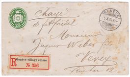 GENÈVE VILLAGE SUISSE - seltener Sonder-ʘ auf Chargé Tübli