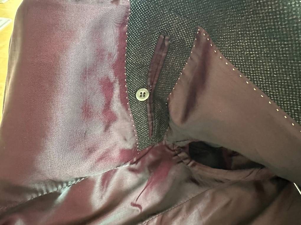 Giacche: Herren Blazer Barutti 48 schwarz/grau/bordeaux – Usato da Rothenburg venduto da wer_g9fd 3