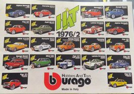 Kleiner Bburago Katalog von 1976 !