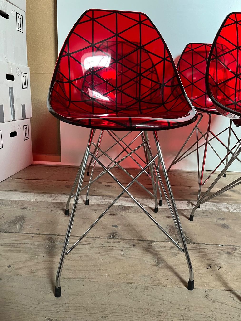 Stühle: 4 stilvolle Designstühle im Eames-Look – Gebraucht aus Derendingen von Sabine16 1