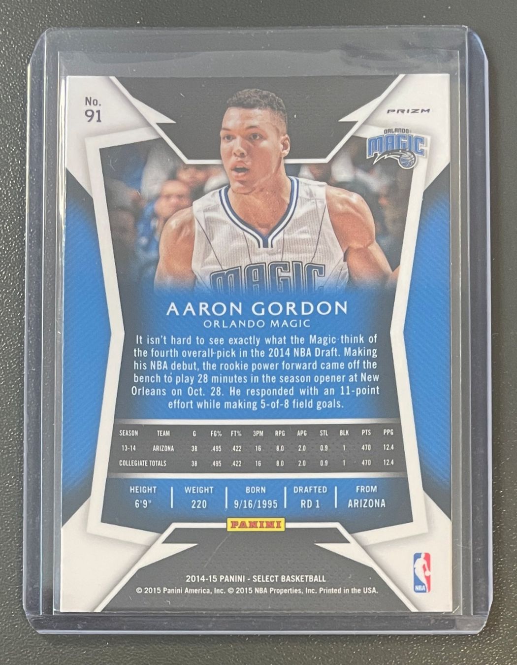 Nba Carte collezionabili: NBA Aaron Gordon RC 2014 Select Silver Prizm Rookie Parallel – Nuovo (secondo la descrizione) da Muri b. Bern venduto da winningloser 1