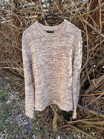 Pull chaud Zara maille tressée homme - Taille L