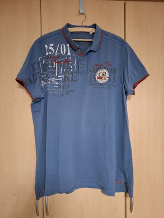 Poloshirt XXXL, Camp David, mittelblau