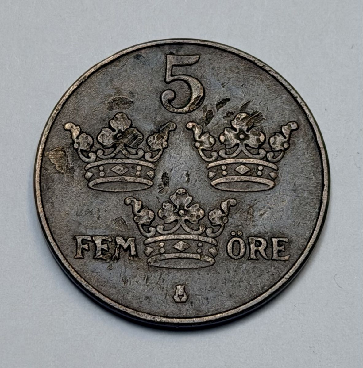 Tutti le monete: Pièce 5 Ore 1925 Suède 5 Kronor 1925 – Usato da La Tour-de-Trème venduto da Ahamaya 1