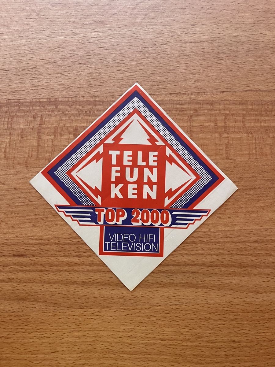 Sticker: Vintage Aufkleber Telefunken – Usato da Siblingen venduto da Hasumags