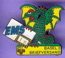 PTT  BASEL 2 Briefversand  Vogel GRYF 