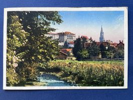 Alte Ansichtskarte von Bern Bellevue Palace Münster , 1922