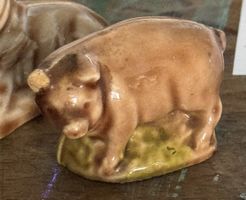 Schwein Whimsy Sammlerfigur Porzellan 1968-1972 Miniatur
