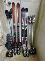 Skiausrüstung für 2 Personen