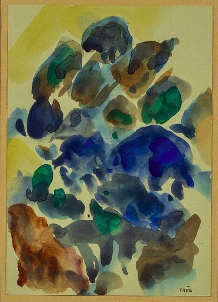 Gemälde: Charles Trüb, Aquarell – Gebraucht aus Masein von pratus 1