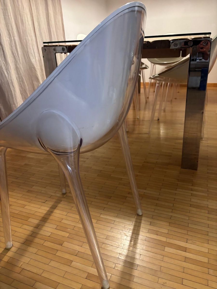 Kartell Sedie: 6 Kartell Mr. Impossible Design-Stühle by Philipp Stark – Usato da Seuzach venduto da adm_ck2w 2