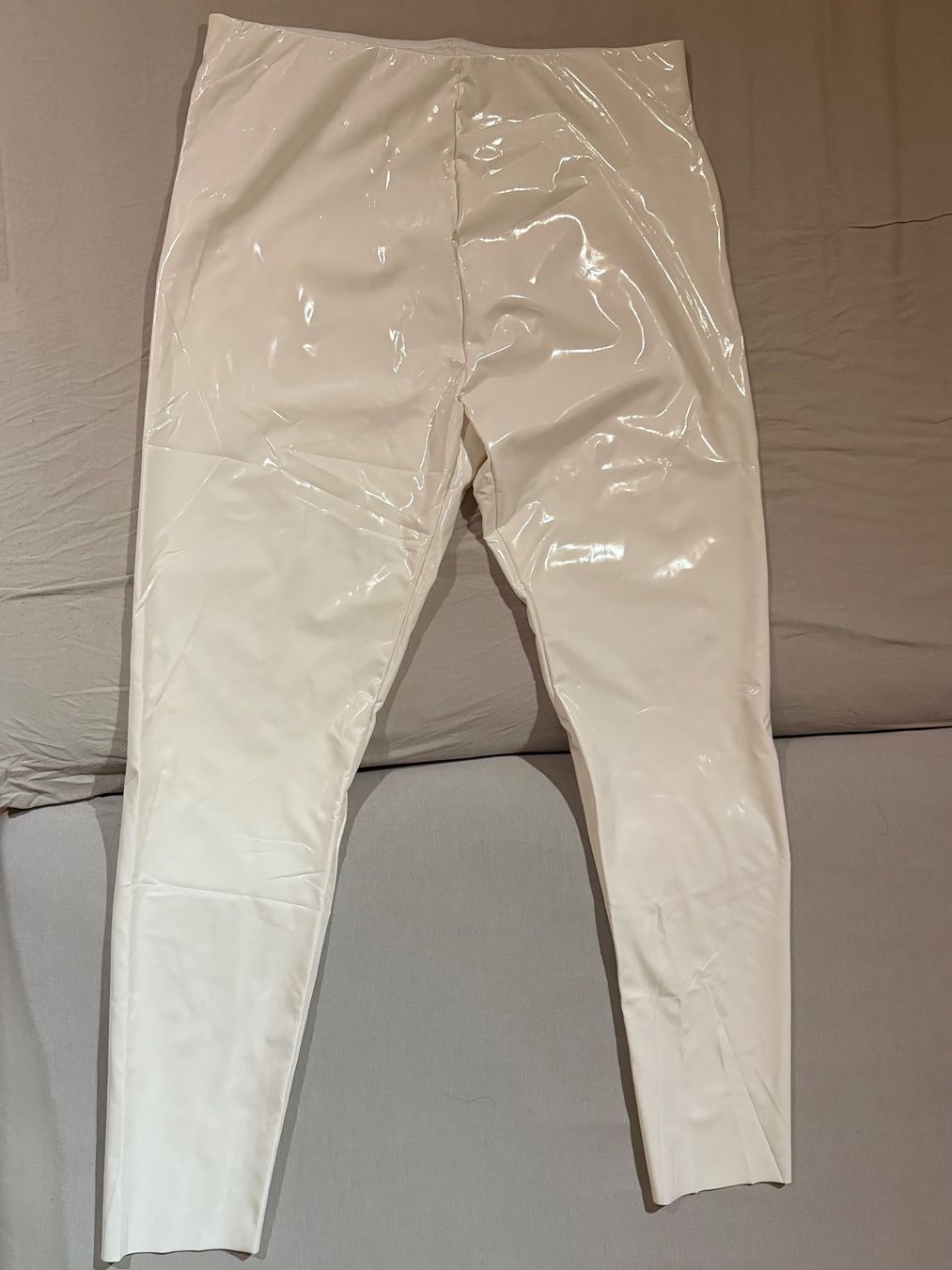 Leggings: Vinyl Lack Leggings Weiss – Nuovo e nell'imballaggio originale da Uetendorf venduto da Stoun 8