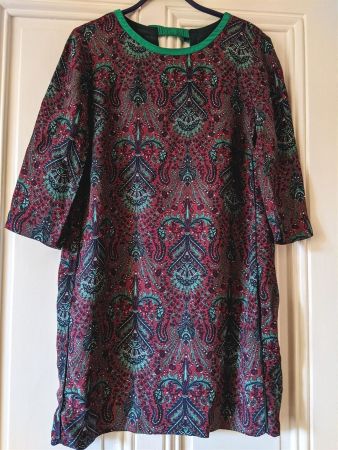 SANDRO : Robe-tunique paisley lagenlook 36