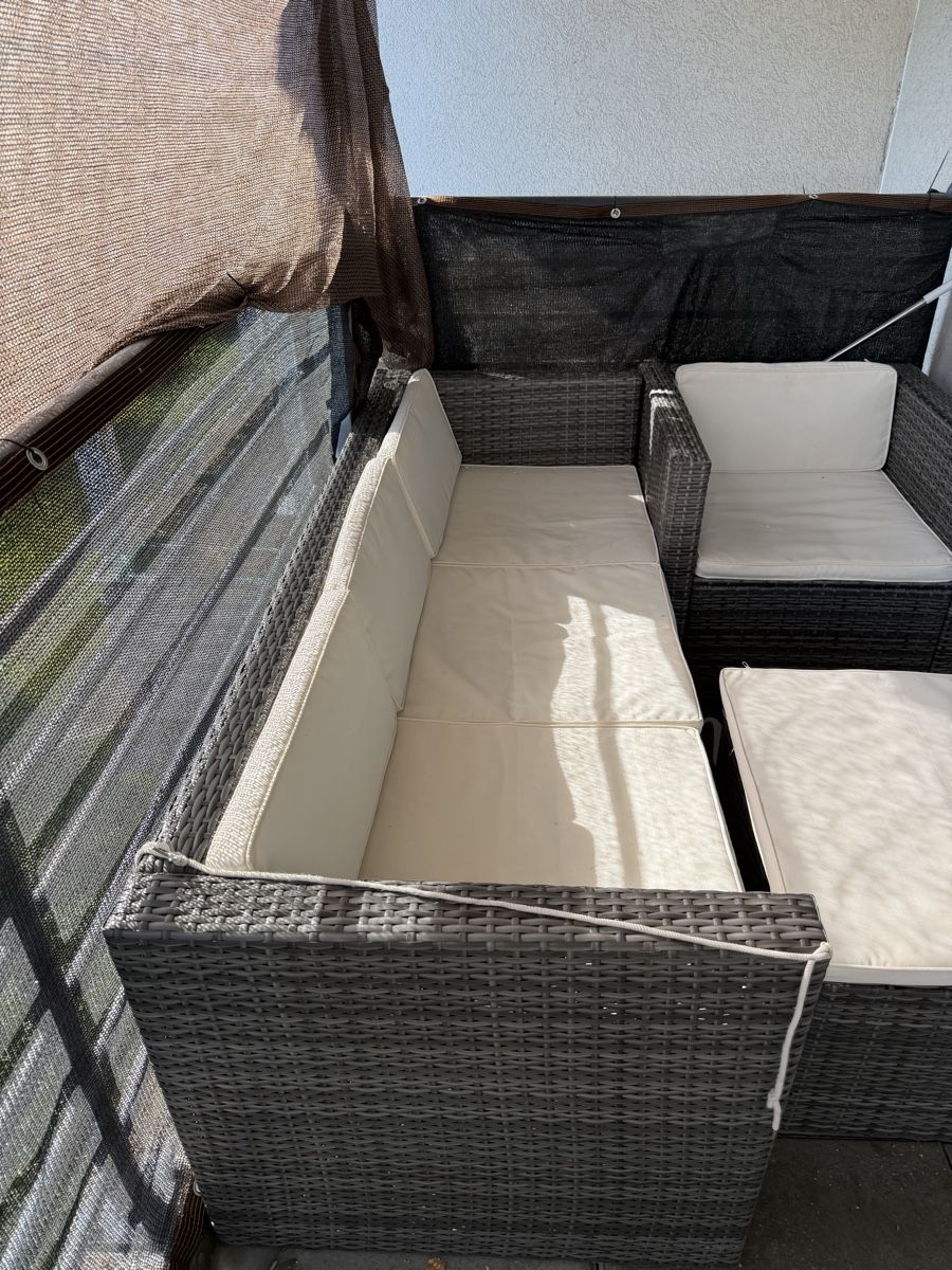 Divani: Gartensofa Set Rattanoptik 3-teilig gebraucht – Usato da Courtepin venduto da gil_56w6 3
