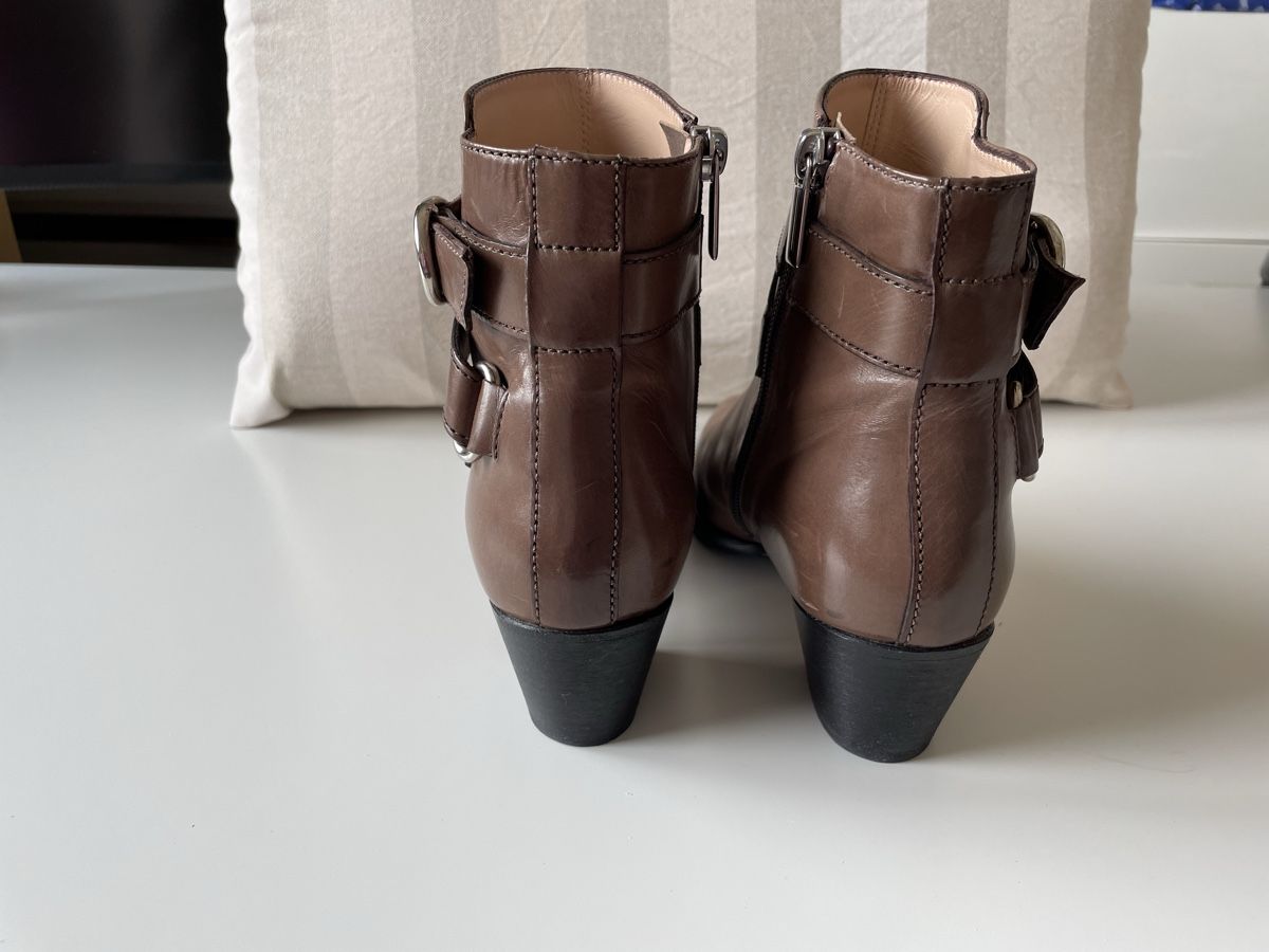 Scarpe da donna: Leder Stiefelette Leder Asper 38,5 – Usato da Freienbach venduto da schimmel01 3