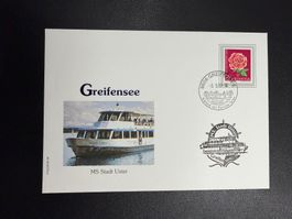 Schweizer Schiffspost Greifensee MS Stadt Uster 1999
