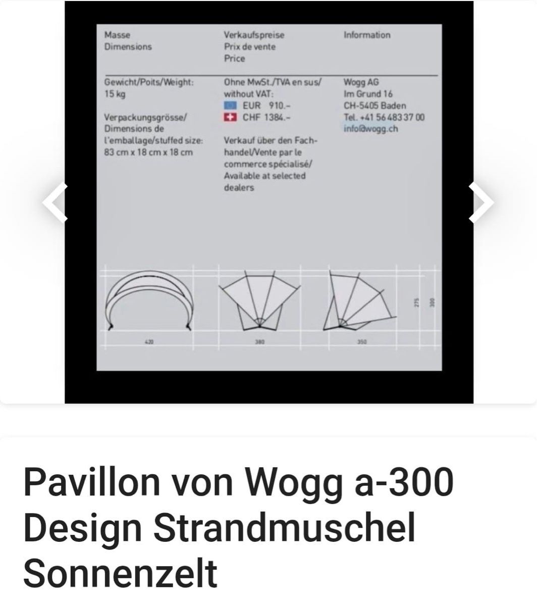 Wogg Tende & Padiglioni: Pavillon Wogg a-300 – Usato da Seeberg venduto da Nicu010 1