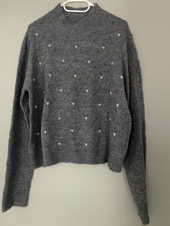Pullover grau Gr L neu