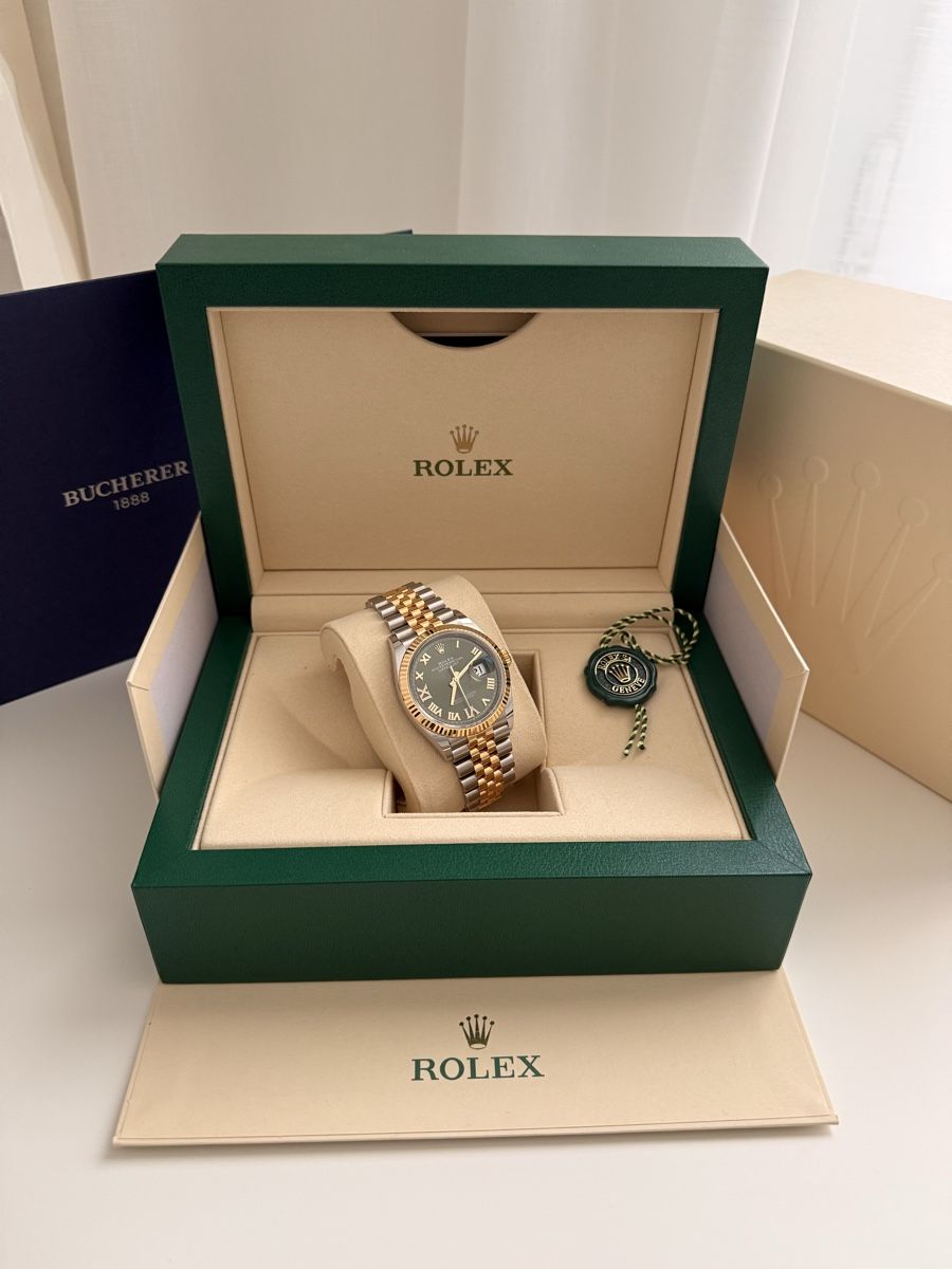 Rolex Orologi: Rolex Datejust 36mm Olive green – Nuovo e nell'imballaggio originale da Oberglatt ZH venduto da nil_c82p 3