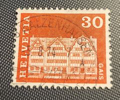 Vollstempel Walzenhausen briefmarke