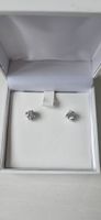 Ohrstecker Silber, rhodiniert, Zirkonia