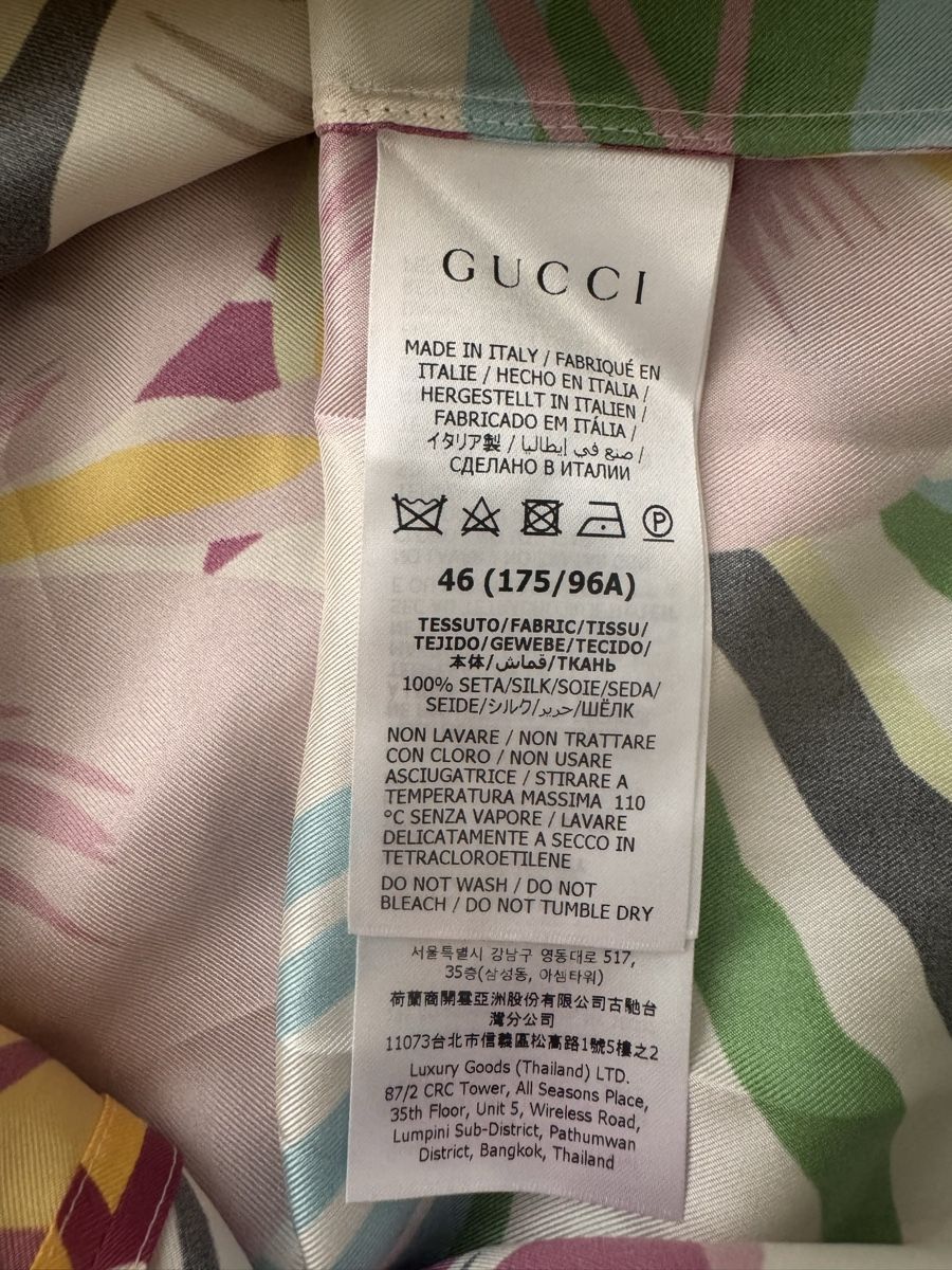 Gucci Camicette: Gucci 100% Seide Bluse Gr.46/XL – Nuovo e nell'imballaggio originale da Pfäffikon SZ venduto da EMMA0111 5