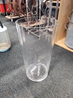 Grosse Glasvase transparent, Grosse Vase, Vase aus Glas