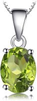 Silber 925 Peridot Collier | Argent et péridot‪‪‪