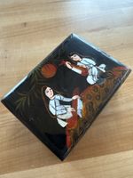 Holz Schatulle mit asiatischem Bild