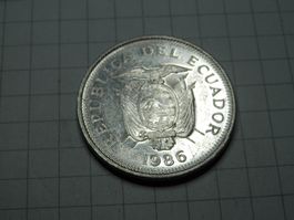 Ecuador  1 Sucre, 1986