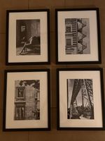 Passepartout Bilder schwarz/weiss