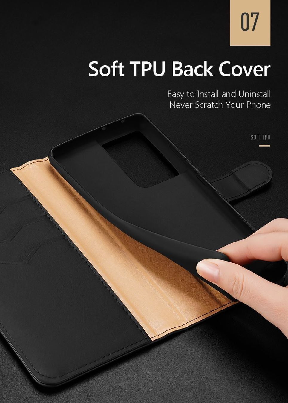 Cover & Protezioni schermo: Dux Ducis Samsung Galaxy S21+ Leder Case – Nuovo e nell'imballaggio originale da Zürich venduto da Store-247 6