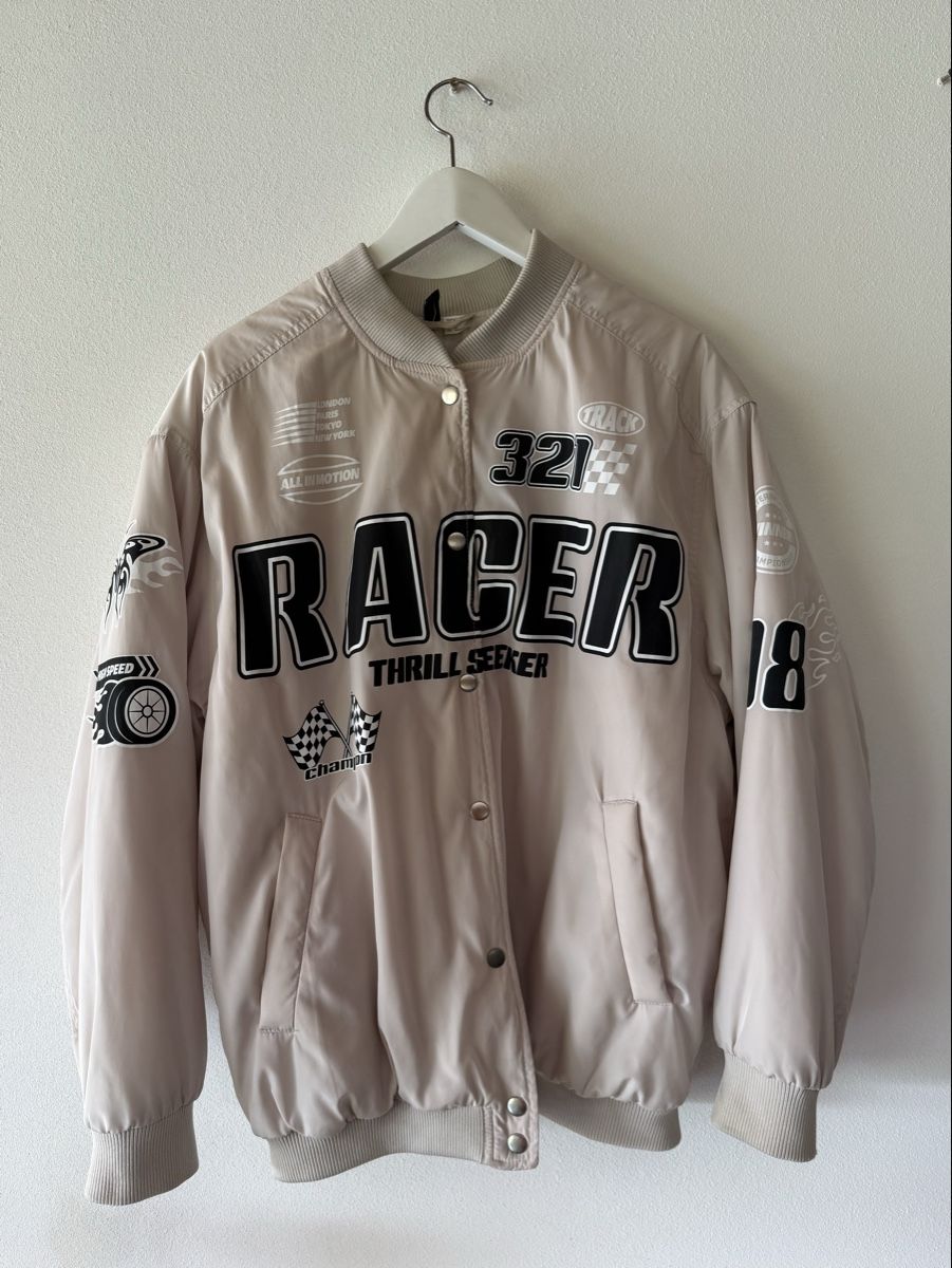 H&M Giacche: Racing Bomberjacke/ Übergangsjacke (S) – Nuovo (secondo la descrizione) da Frutigen venduto da Tschiber_yz