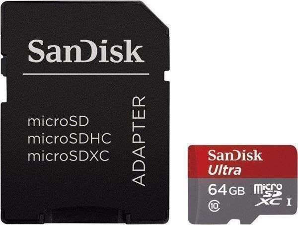Sandisk Schede di memoria: Sandisk Ultra microSDHC Karte 64GB 48MBs – Nuovo e nell'imballaggio originale da Zürich venduto da wearehappy 1