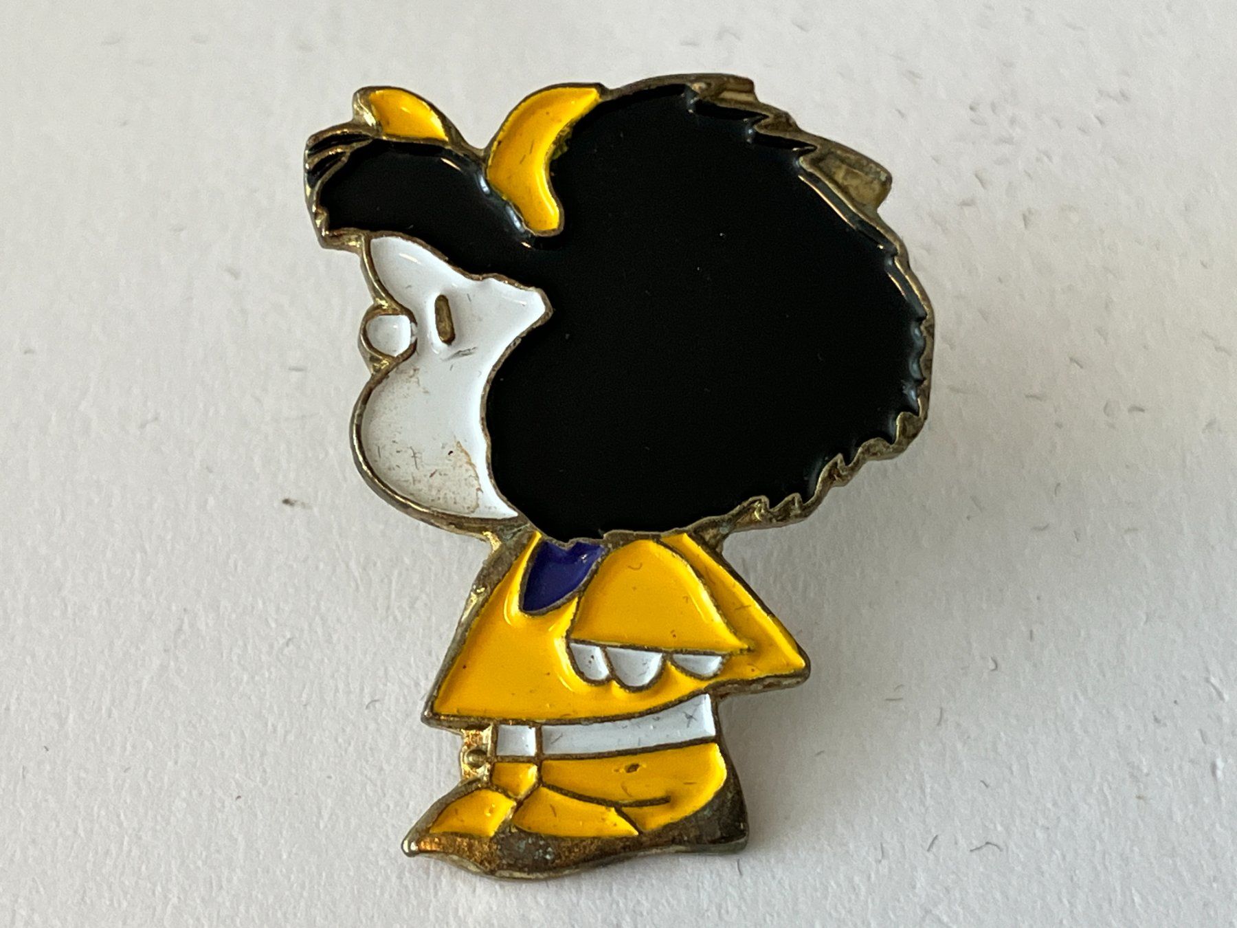 Plaketten & Abzeichen: 1 Pin Mafalda – Gebraucht aus Basel von djwwpp