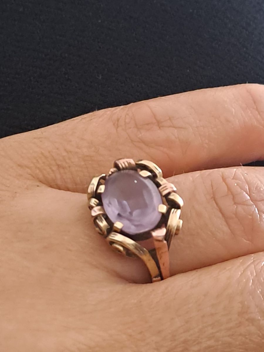 Anelli: Goldring 14 Karat mit Amethyst – Usato da Muri b. Bern venduto da Ameliaa83 5