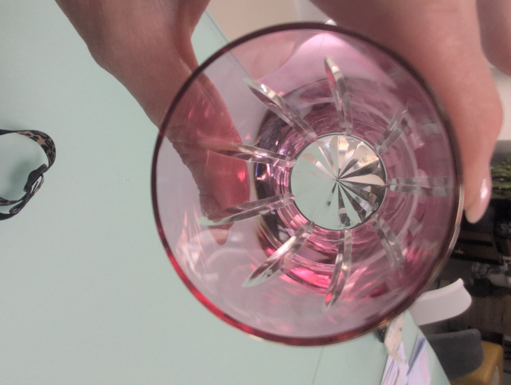 Bevande alcoliche: Set cocktail cristal shaker rose – Usato da Lignières venduto da Sulyvan 1