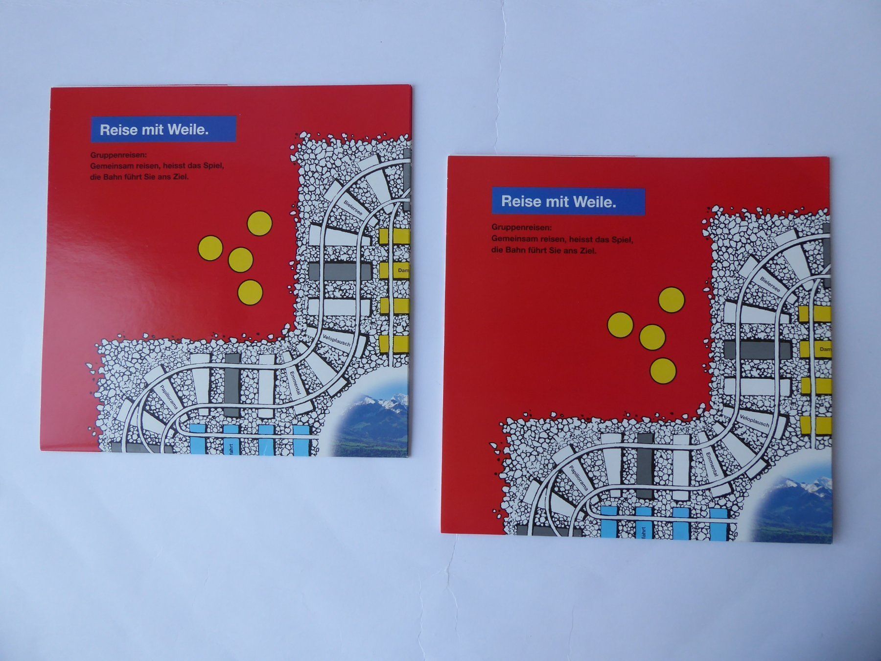 Spiele: 2 x SBB Spiel Reise mit Eile, 1997 – Neu (gemäss Beschreibung) aus Turbenthal von Panau