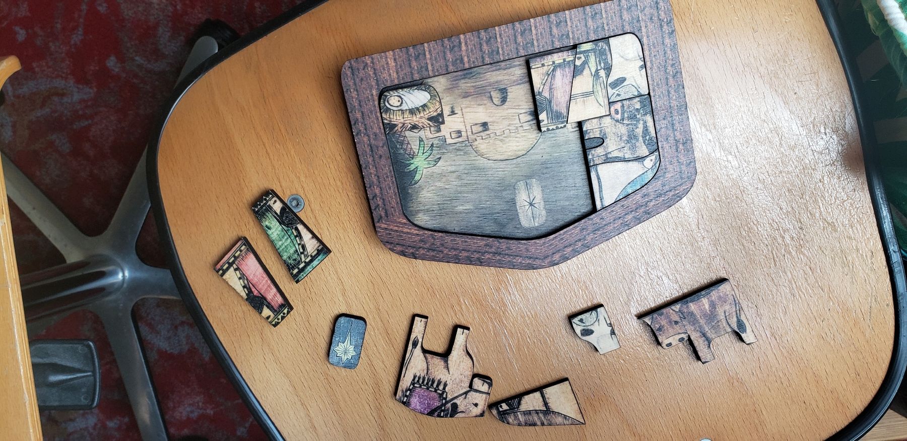 Alle Dekorationen: Crèche puzzle en bois  – Neu (gemäss Beschreibung) aus Le Séchey von Jill93