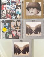 4x U2 CDs und 1x DVD Best of 1980-2000, Achtung Baby Irland