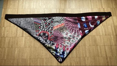 Desigual Dreieckstuch braun/ bunt