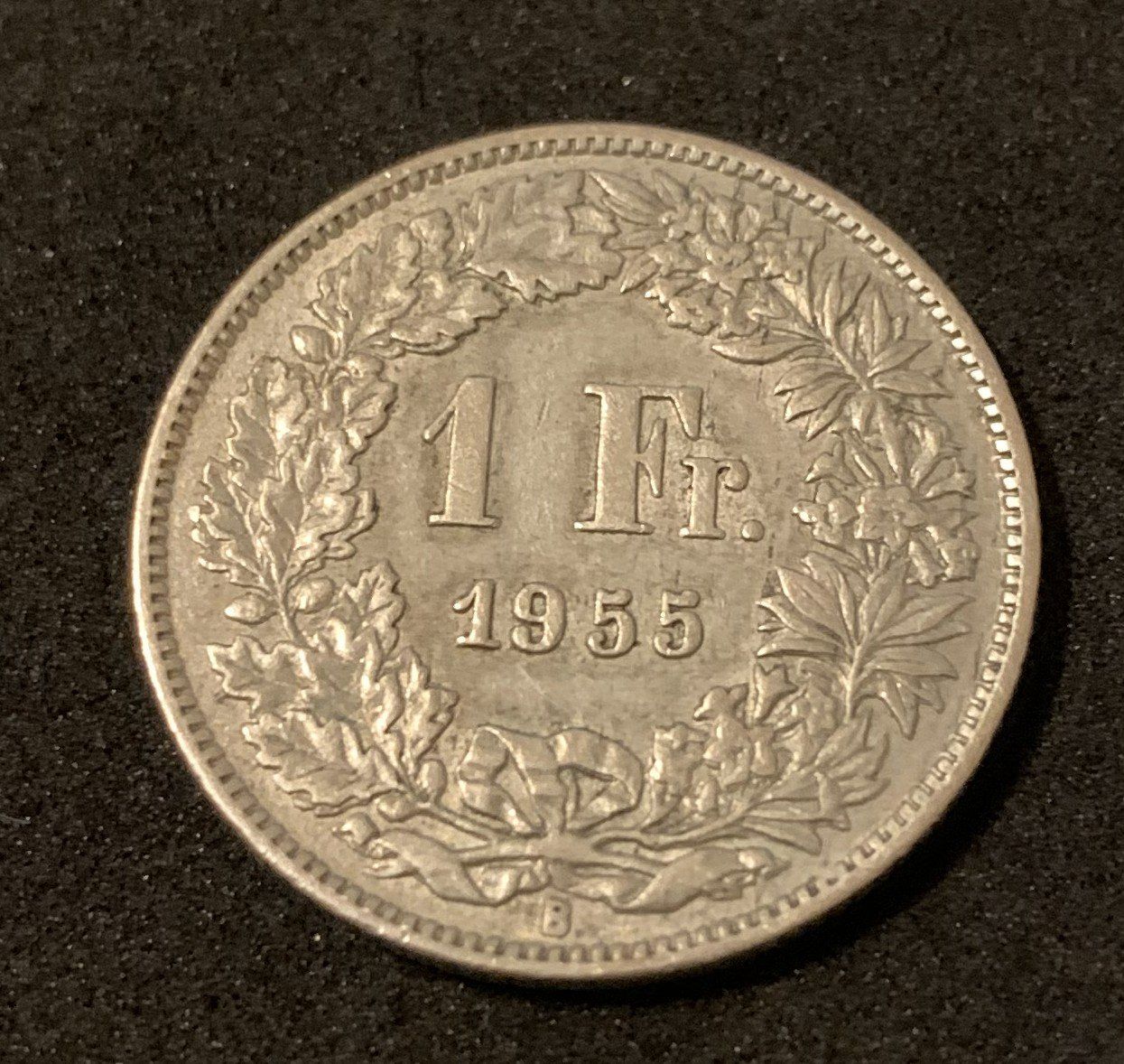 Tutti le monete: 1 Franken 1955 Silber Selten – Usato da Köniz venduto da Habenix
