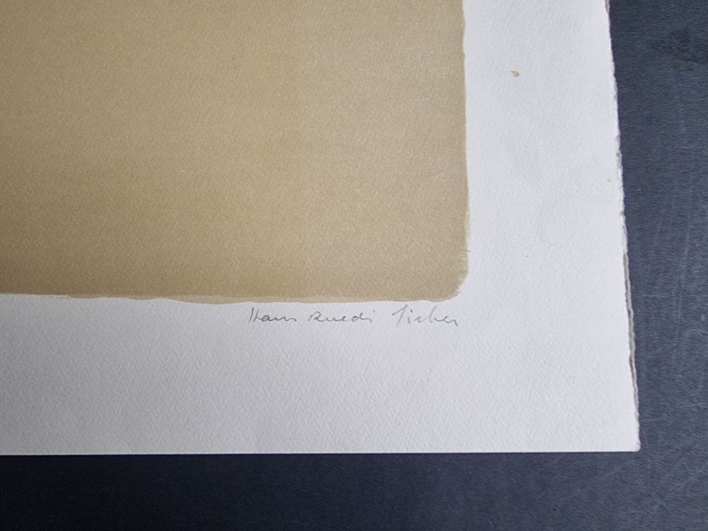 HANS RUEDI SIEBER LITHOGRAPHIE SIGNIERT NUMMERIERT 6