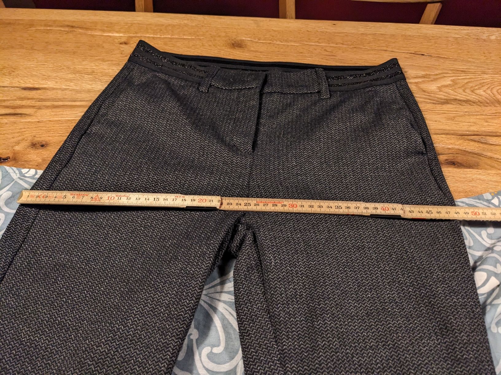 Manor Hosen: Schicke, warme Stoffhose Gr. 42 Grau – Gebraucht aus Basel von labaffe01 7