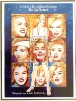 1995  St. Vincent & Grenadinen Marilyn Monroe Remenbers **