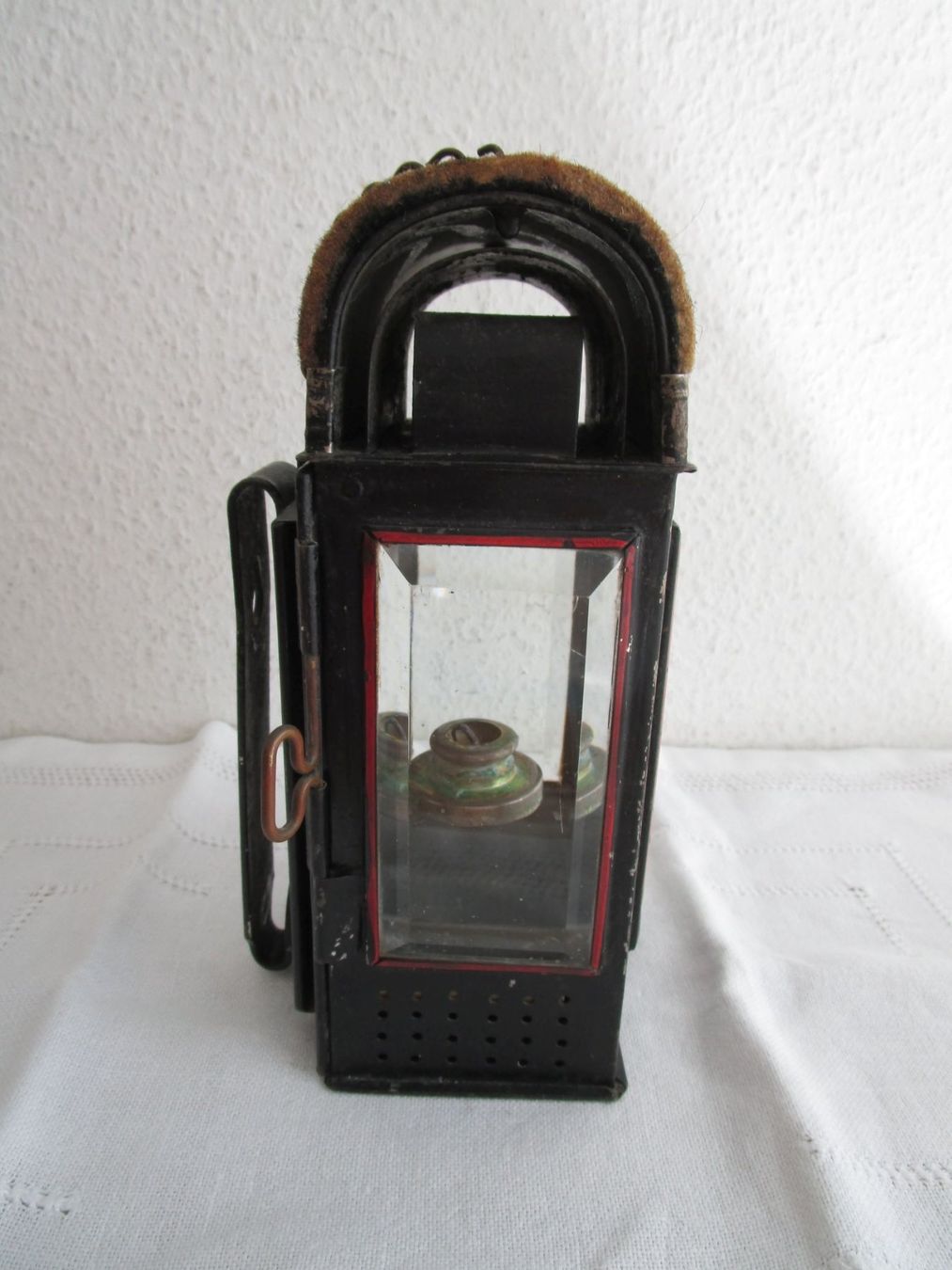 Lampade: Alte Militär Karrenlampe – Usato da Binningen venduto da mondoantico 1